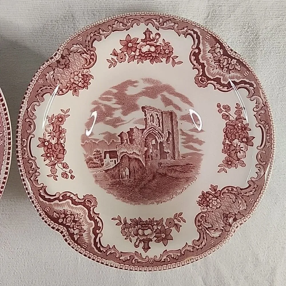 China Johnson Bros Deningh Castle Pink 6